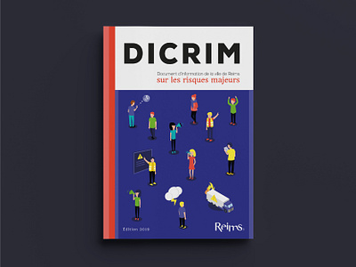 DICRIM - Book Edition book book cover branding brochure characters couv couverture dicrim edition illustration illustrator indesign isometric layout layout design layouts magazine magazine cover magazine design people