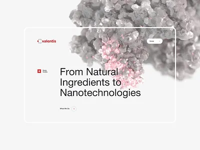 Valentis | Website 3d art 3d modeling desktop food suplements health liposomal medicine nanotechnology natural nature pharmaceuticals pharmacy website