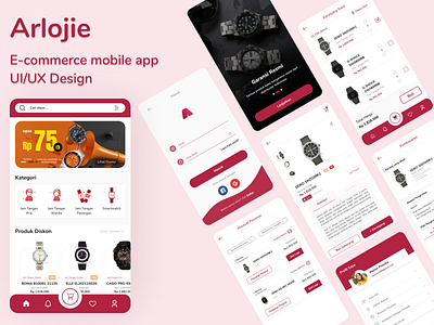 E-Commerce Mobile App UI/UX Design app ecommerce ecommerce app ecommerce business ecommerce design mobile app mobile ui ui ui design ux uxdesign