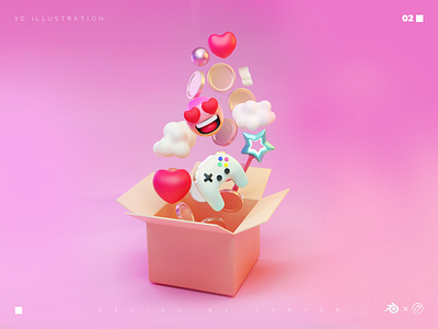 3D illustration-02 blender3d illustration