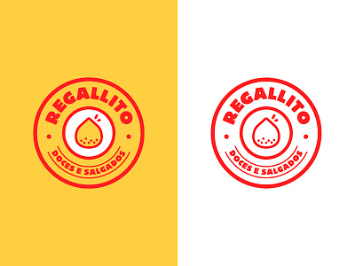 regallito brand brand brand design branding cafeteria cool food food brand food branding fun funky logo logo design logodesign logotype monoline pop art red snack snackbar