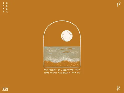 Acceptance illustration line art moon moonlight mystical night ocean portal sea universe window