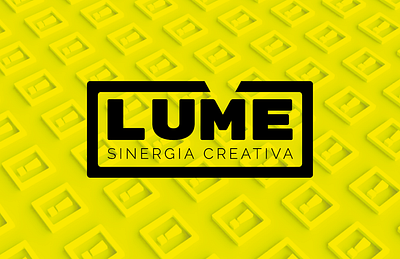 LUME Sinergia Creativa - Logo branding flat italy logo minimal