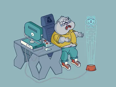 The Last Hope 2d character 2d illustration cartoon cartoon character cartoon illustration character character design color composition design desktop flat hamster illustration love