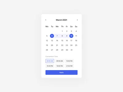 Daily UI 80. Date Picker ui ui ux ui design uidesign uiux ux ux ui ux design uxdesign webdesign