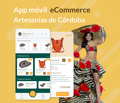 App E-commerce adobexd app artesanal design designweb ecommerce ecommerce app illustration ui