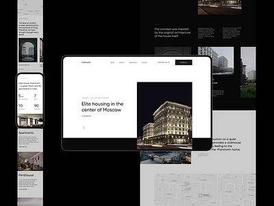 Redesign Concept of Elite House concept design house minimal real estate redesign ui ux web