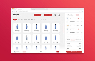 POS Web UI minimal point of sale pointofsale pos ui ux uxdesign web design