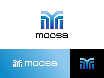 Moosa Logo Design abstract logo brand identity branding business logo creative logo identity designer logo logo designer logo maker online logotype m letter logo m logo m mark minimalist logo modern logos popular logo professional logo unique logo vector