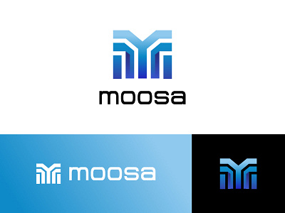 Moosa Logo Design abstract logo brand identity branding business logo creative logo identity designer logo logo designer logo maker online logotype m letter logo m logo m mark minimalist logo modern logos popular logo professional logo unique logo vector