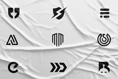 Bookmarks bookmarks flat logo minimal marks minimalist logo