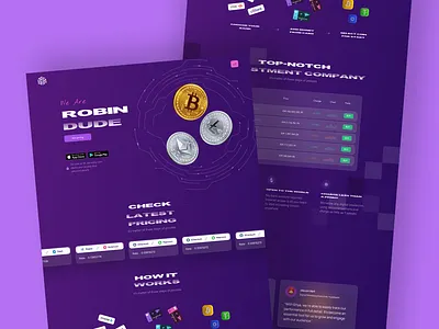 crypto/trading landing page design android bitcoin crypto dashboard dribbble shot finance fintech freebie google illustration ios landing page mobile ui product startup trading trading app trending design 2021 uiux web