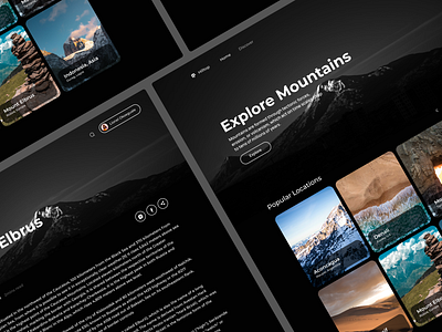 Travel Blog adobexd blog blog design blog post figma figmadesign mountains travel ui uidesign uiux ux ux design uxdesign web ui website