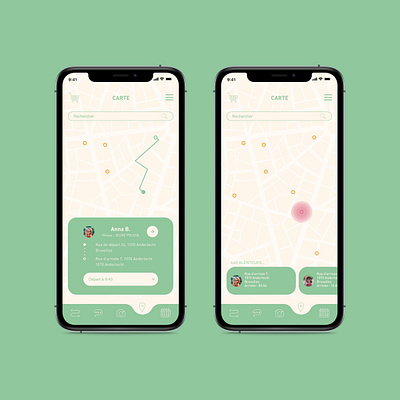 Location Tracker 020 challenge daily ui design figma figmadesign green location tracker ui