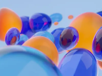 Bubbles 3d b3d blender3d bubbles colorfull render yambo