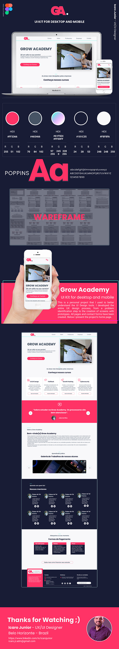 School of Technology - UI/UX Design - Mobile & Desktop adobe xd education figma tera ui design ux web design wireframe