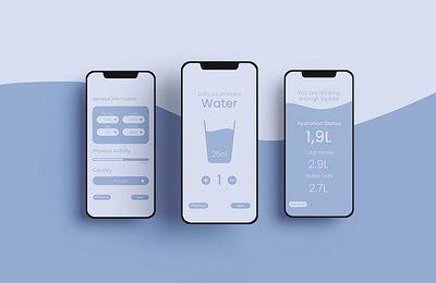 Daily UI :: 004 | Hydration Calculator daily 100 challenge daily ui dailyui dailyui 004 dailyuichallenge design digital graphicdesign illustration ui