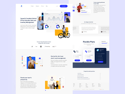 Work Management Saas saas landing page