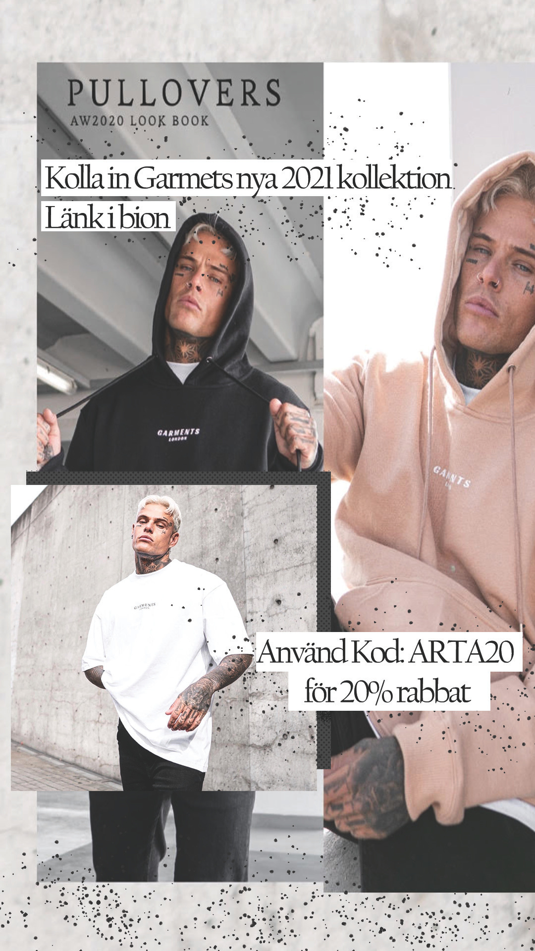 Example of Instagram story