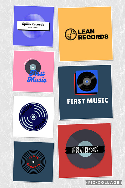 Day 36 of #dailylogochallenge canva dailylogochallenge day36 design logo logodesign recordlabel