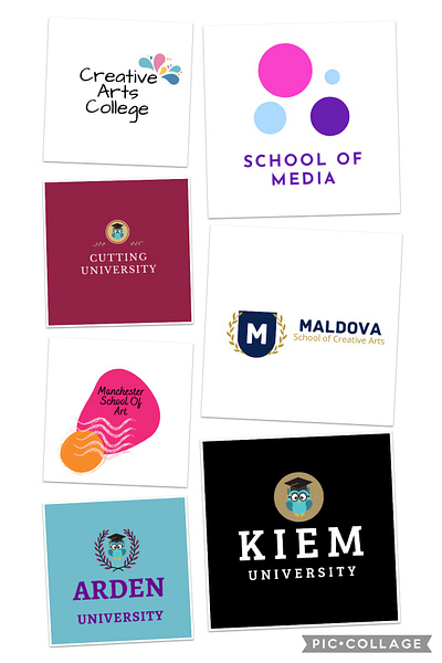 Day 38 of #dailylogochallenge canva college dailylogochallenge day38 design logo logodesign university