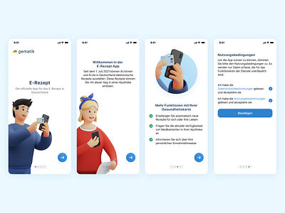 Onboarding 3d health app onboarding