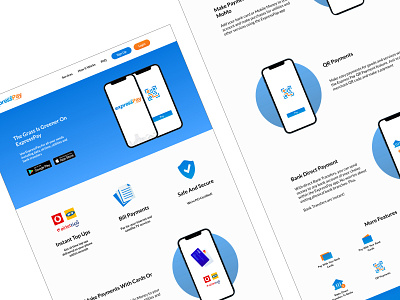 ExpressPay Homepage Redesign design expresspay fintech ghana landing page ui visual website