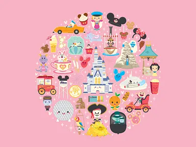 Disney x Jerrod Maruyama adobe illustrator character design cute disney illustration jerrod maruyama jmaruyama kawaii vector wonderground gallery