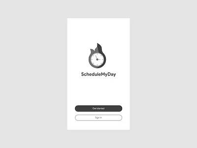 DailyUI Challenge 093 - Splash Screen 093 app dailyui dailyuichallenge design flat gray scale minimal splash screen ui