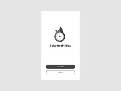 DailyUI Challenge 093 - Splash Screen 093 app dailyui dailyuichallenge design flat gray scale minimal splash screen ui