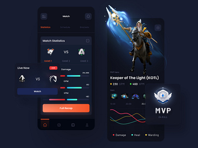 Game Match Recap 🎮 badge dota2 game game app game design game designer game match game statistics gamer games gaming gaming app match match recap match statistics matches mvp recap statistics stats