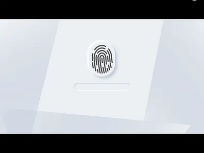 Neumorphic Fingerprint Scanner Animation animation design fingerprint interactive motion motion design motion graphics neumorphic neumorphic design neumorphism ui design vector