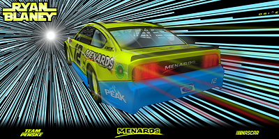 Ryan Blaney Design design illustration logo nascar vector