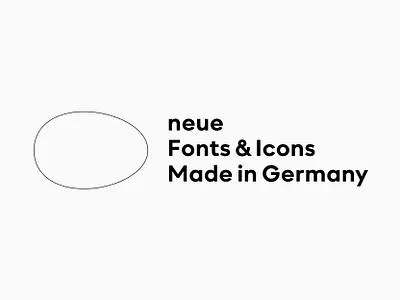 neue — Fonts & Icons foundry made in germany neue type typedesign typography