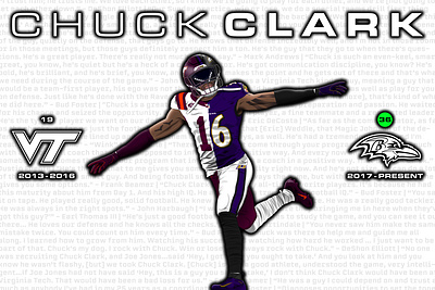 Chuck Clark Design cfb design football illustration nfl vector