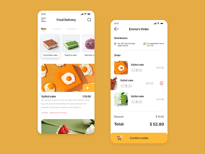 food app ui