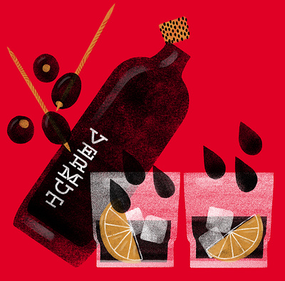 Vermut! graphic illustration