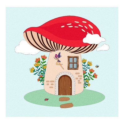 Mushroom Utopia adobe adobe illustrator art dailyillustration design flat graphic design illustration illustrator minimal ui vector