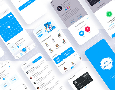 Pick Solution App Design app app design app ui app ui design app uiux chef cleaning creative app design doctor app food app health app productivity sotution ui design ux design ux design agency visual design web web app web application design