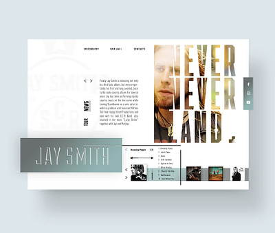 jay smith web concept graphicdesign typography uxui design webdesign