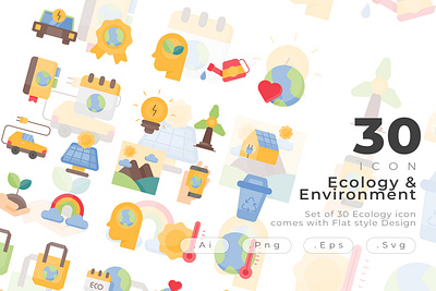 Ecology and environment icon set come with flat style design calendar charging creative earth day ecology energy environment icon icon design landscape modern mother earth day solar panel temperature weather windmill