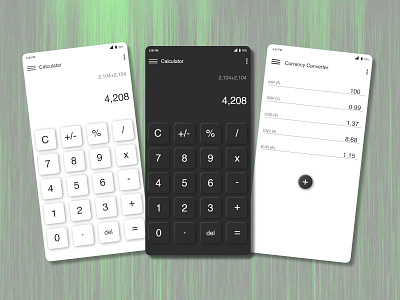 Calculator UI adobe photoshop adobe xd design mobile ui ui ux