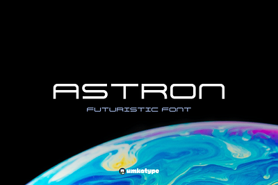 Astron - Futuristic Font application astra astron design font font design futuristic futuristic font logo space techno technology type typeface typogaphy