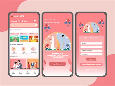 Manten.Ind Mobile Apps User Interface Design design flat graphic design illustration illustrator ui ux vector web website