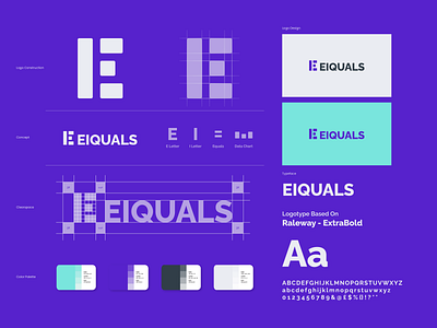 Eiqulas V2 - Brand Identity analytics brand brand identity branding chart creative data designer freelance growth logo mark visual identity