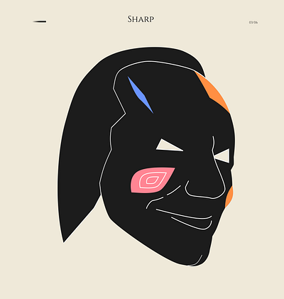 sharp color figma illustration