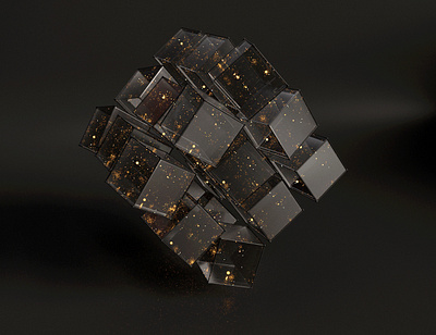 Abstraction cube 3d 3d art 3d modeling 3drender 3dsmax coronarender design