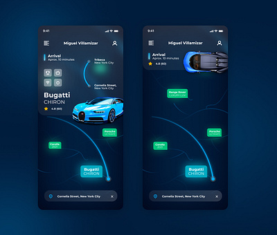Luxury Taxi App - Location Trakcer car car app car connect dailyui location luxury map maps ride sharing rideshare taxi taxi app tracker