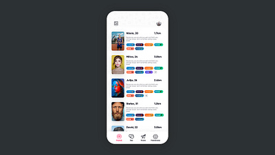 Find Friends App Screen dating design designer find friends ui ux ui design ui ux