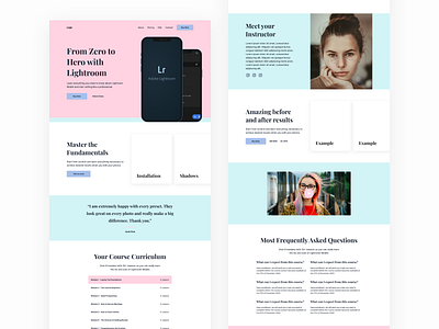 Sales Funnel - Landing Page design graphicdesign home page landing page landing page design salesfunnel ui uidesign uiuxdesign ux webdesign